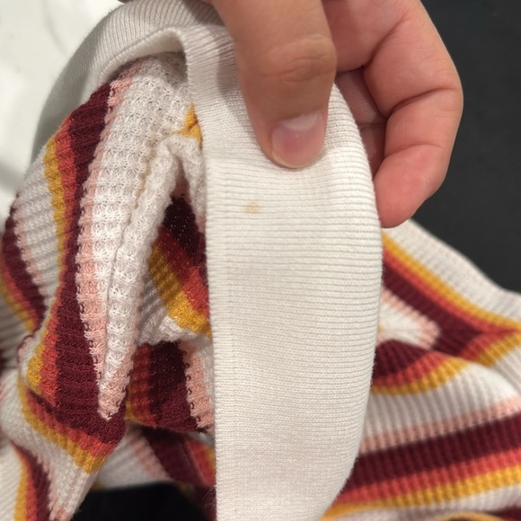 SO Women's Multicolor Striped Polo Blouse - Picture 7 of 10